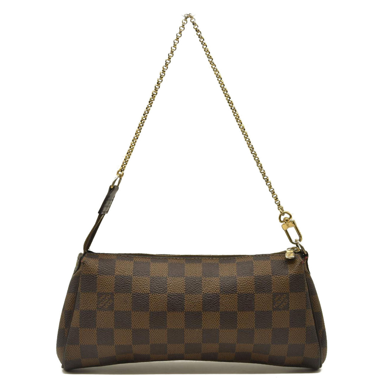 Louis Vuitton  Damier Ebene Eva Clutch DU1150