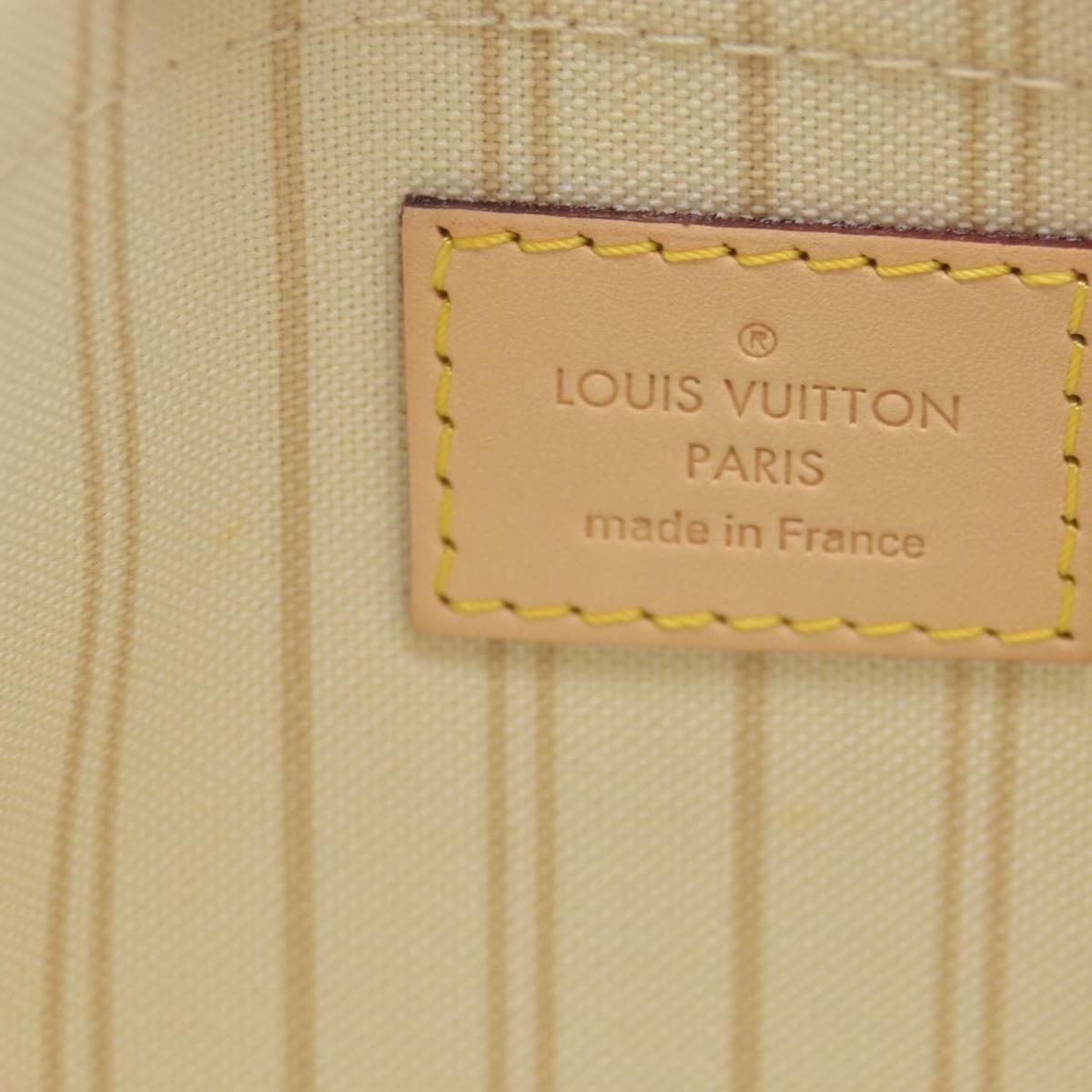 $600 Louis Vuitton Damier Azur Neverfull GM MM Tote Pochette FL2114
