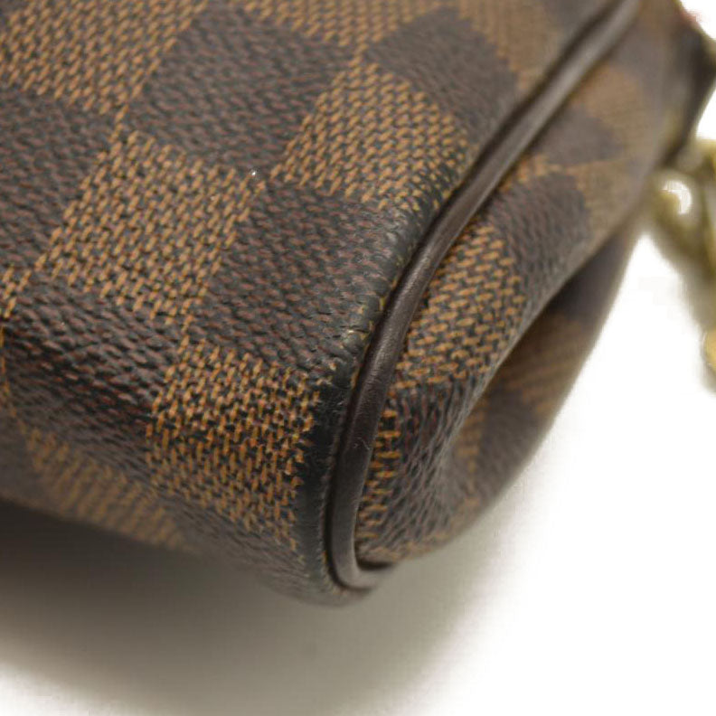 Louis Vuitton  Damier Ebene Eva Clutch DU1150