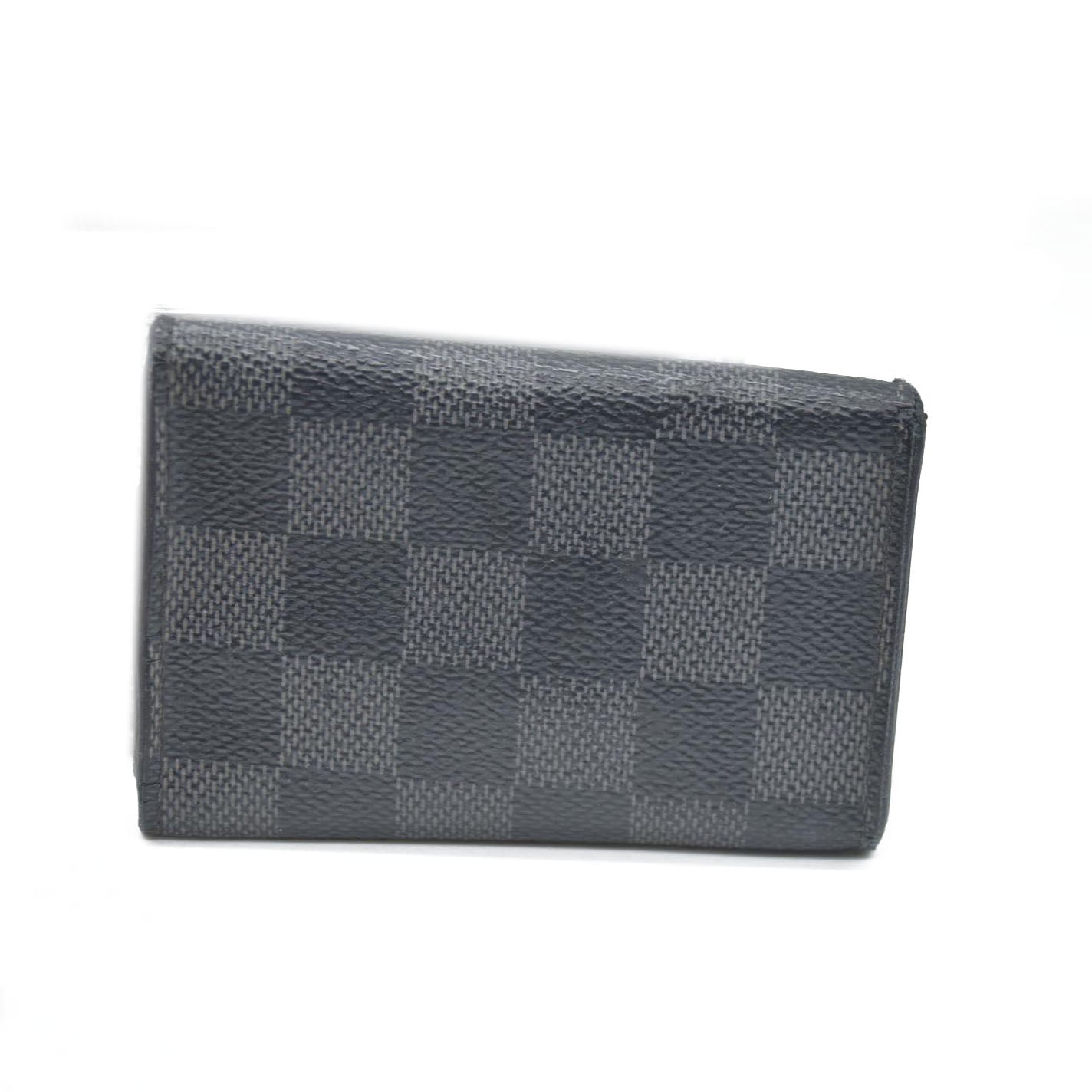 Louis Vuitton Damier Graphite Multicles 6 Ring Key Case Black CT0194