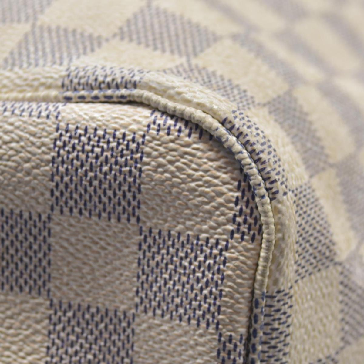 $2240 LOUIS VUITTON Damier Azur Neverfull GM FL2114
