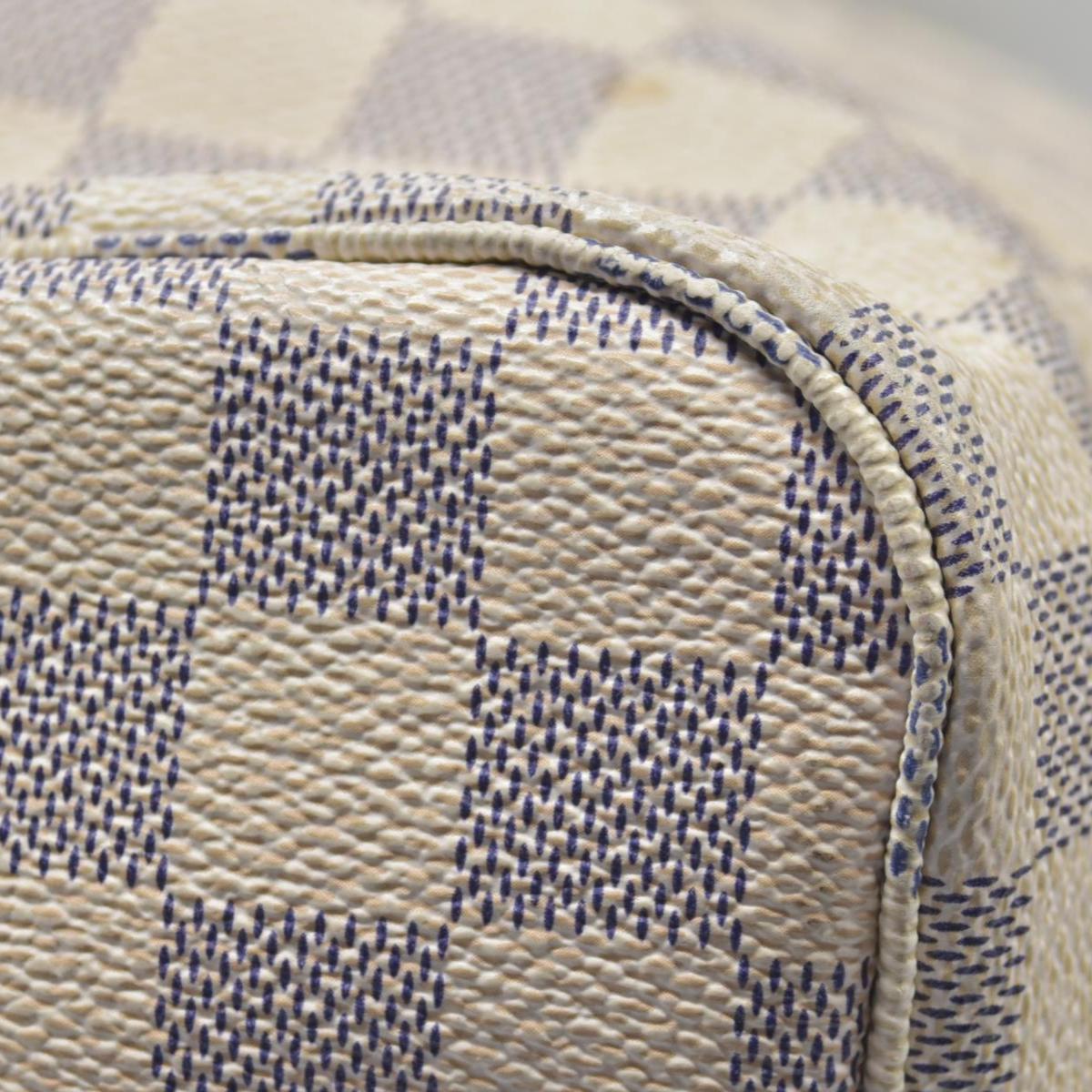 $2240 LOUIS VUITTON Damier Azur Neverfull GM FL2114