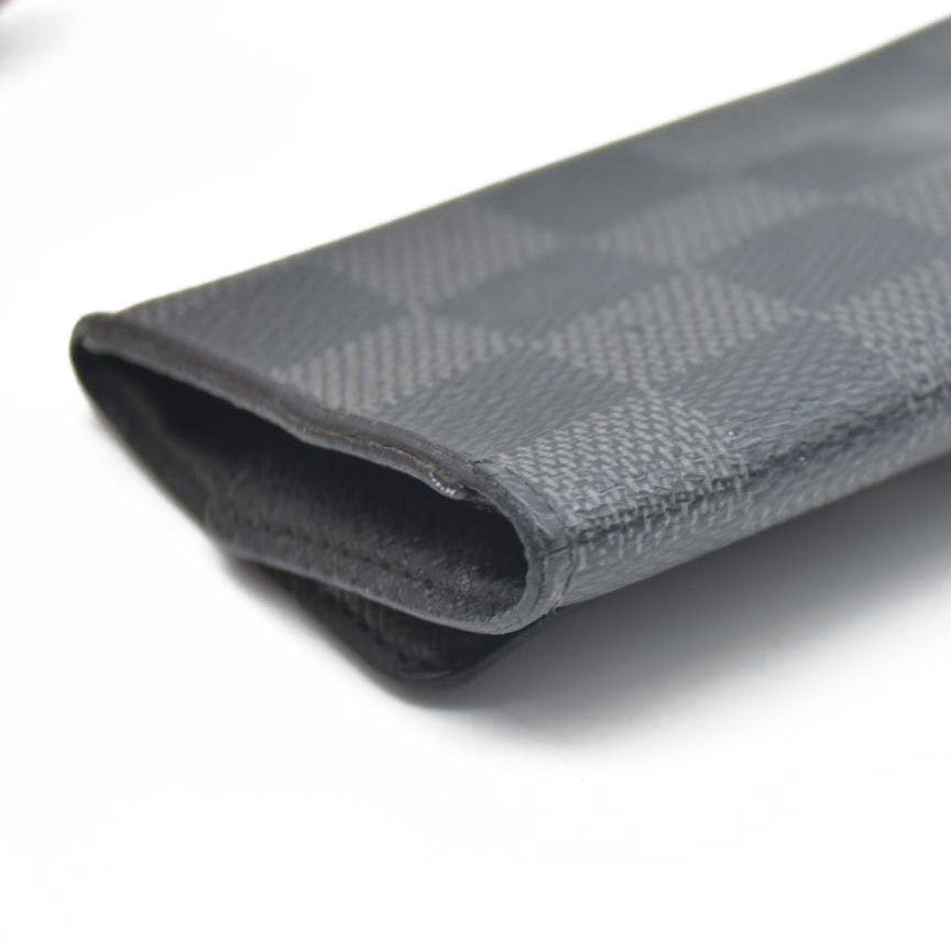 Louis Vuitton Damier Graphite Multicles 6 Ring Key Case Black CT0194