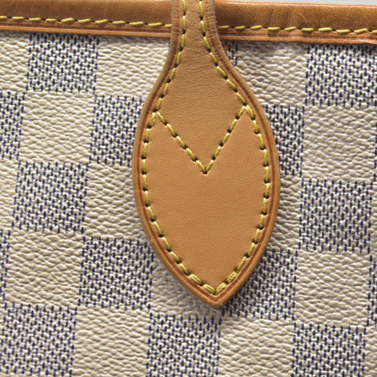 $2240 LOUIS VUITTON Damier Azur Neverfull GM FL2114