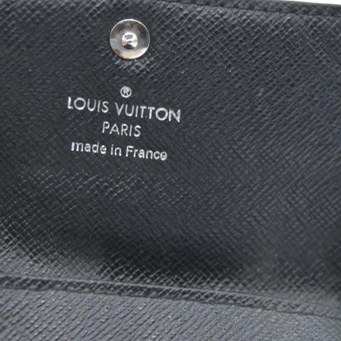 Louis Vuitton Damier Graphite Multicles 6 Ring Key Case Black CT0194