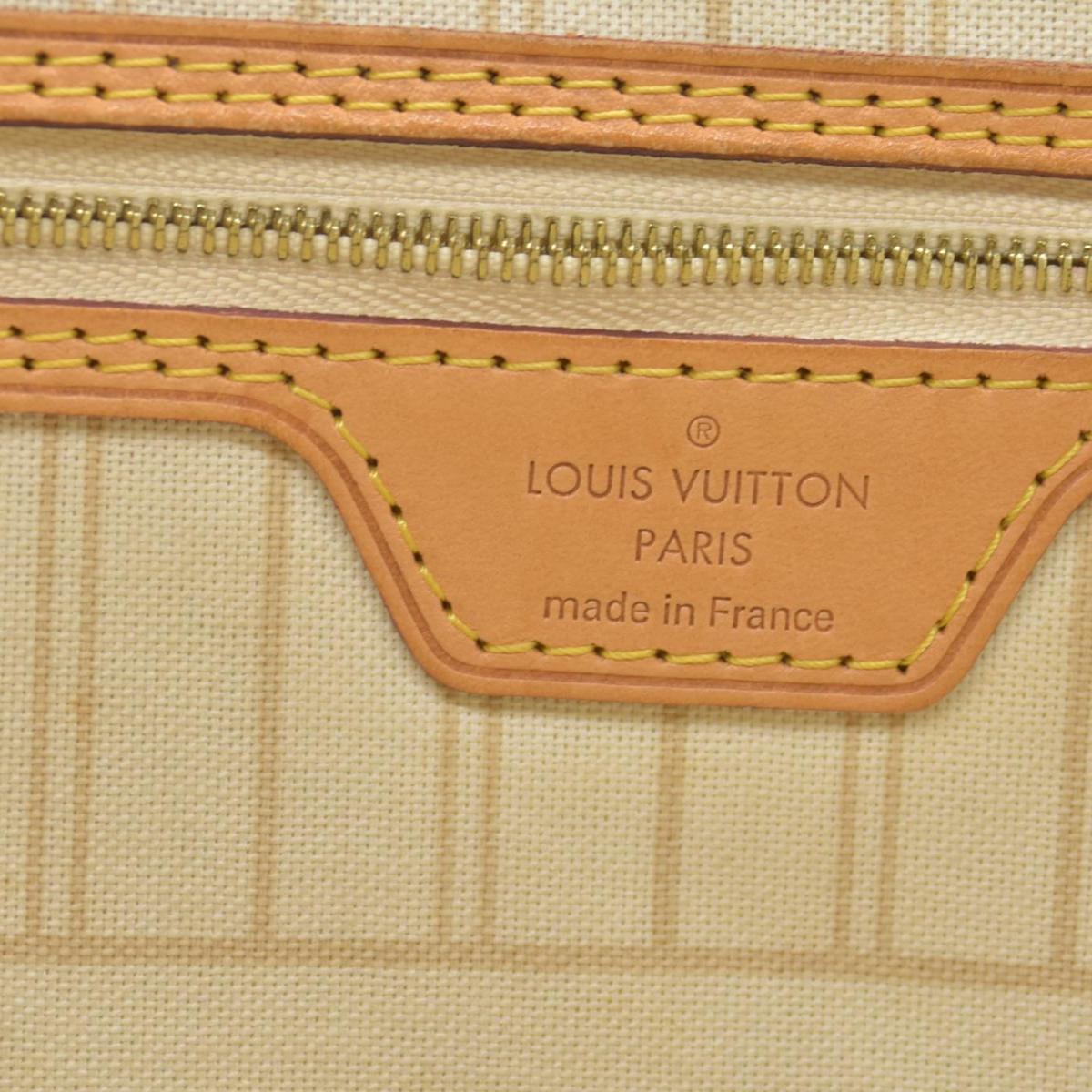 $2240 LOUIS VUITTON Damier Azur Neverfull GM FL2114