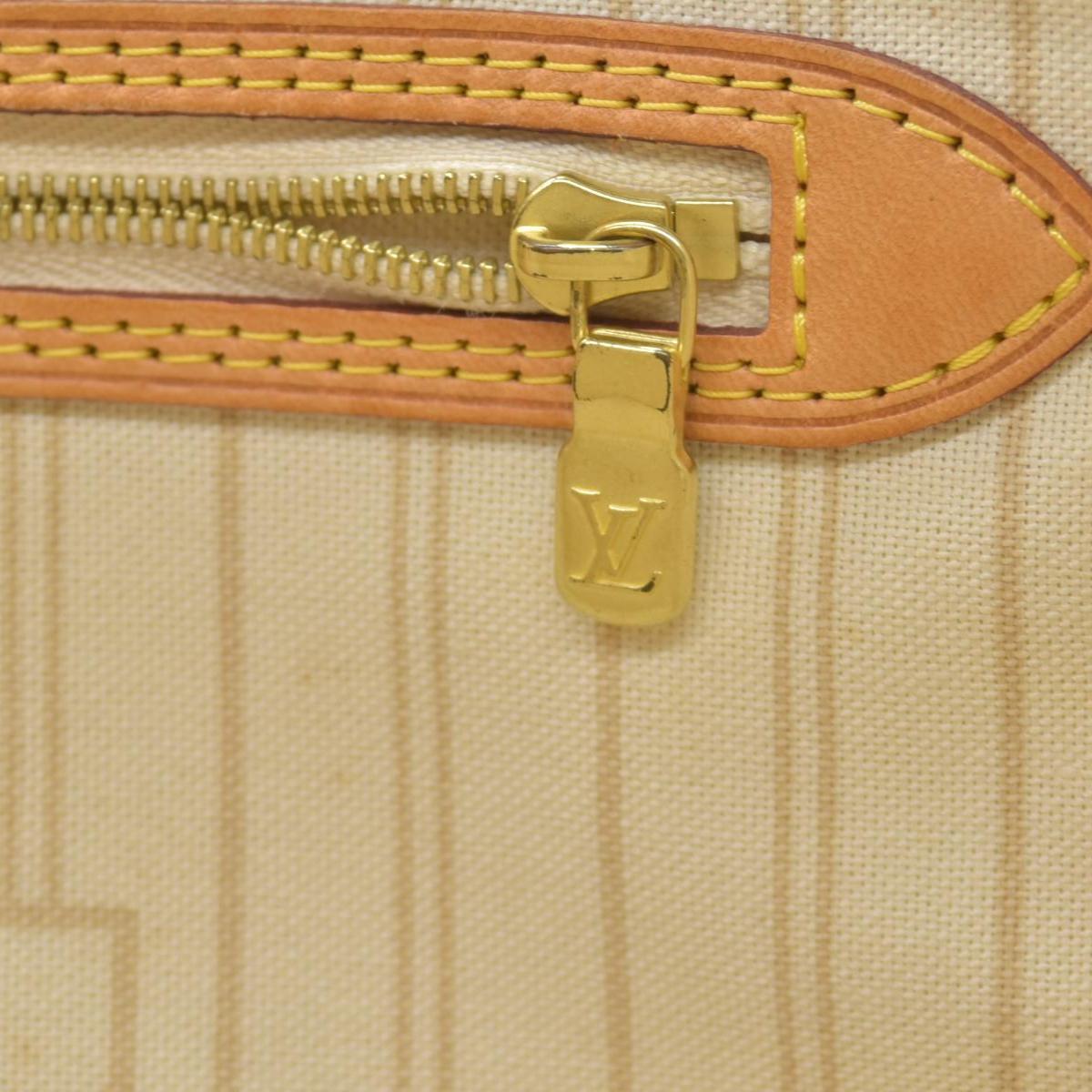 $2240 LOUIS VUITTON Damier Azur Neverfull GM FL2114