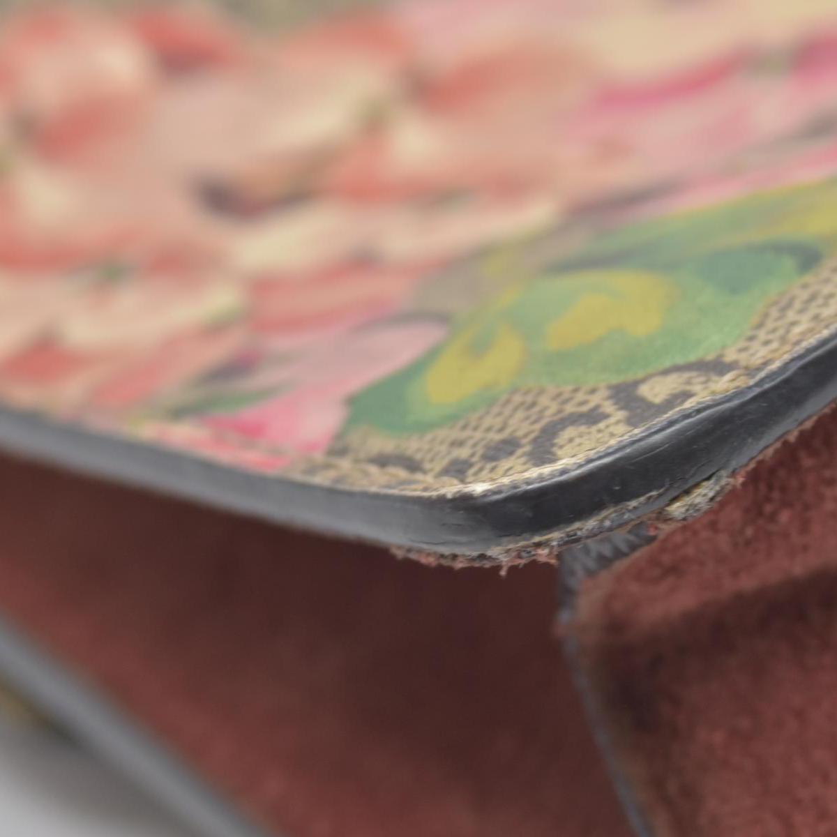 $2600 Gucci GG Supreme Monogram Blooms Mini Dionysus Shoulder Bag Beige Multicolor Dry Rose