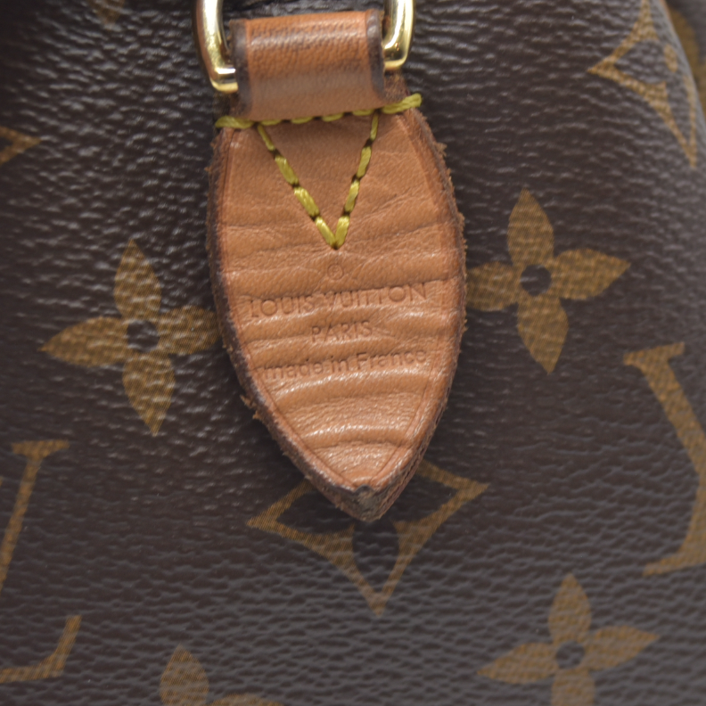 $2260 LOUIS VUITTON Monogram Speedy Bandouliere 20 Fuchsia RFID