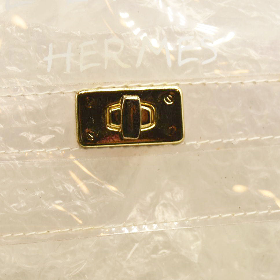 Hermes  Vinyl Souvenir De L'Exposition Kelly Transparent