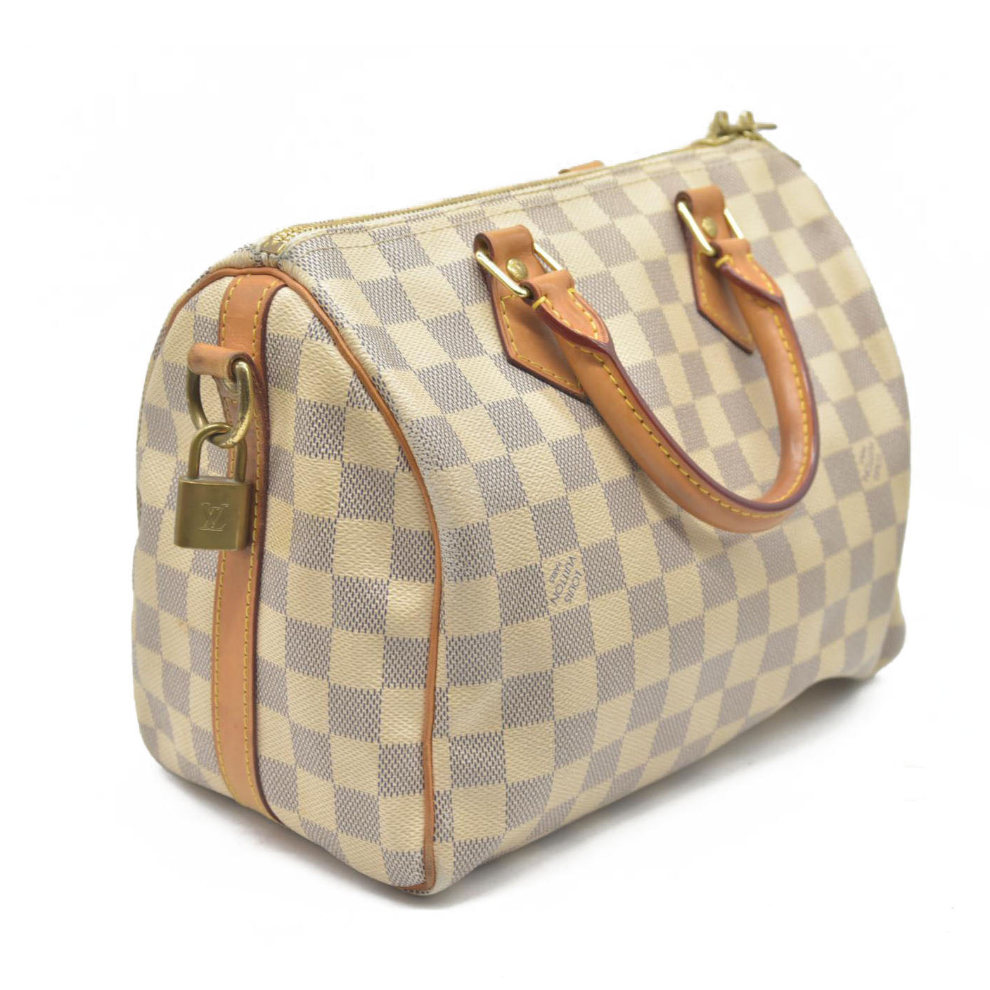 $1940 Louis Vuitton  Damier Azur Speedy Bandouliere 25 DU1154