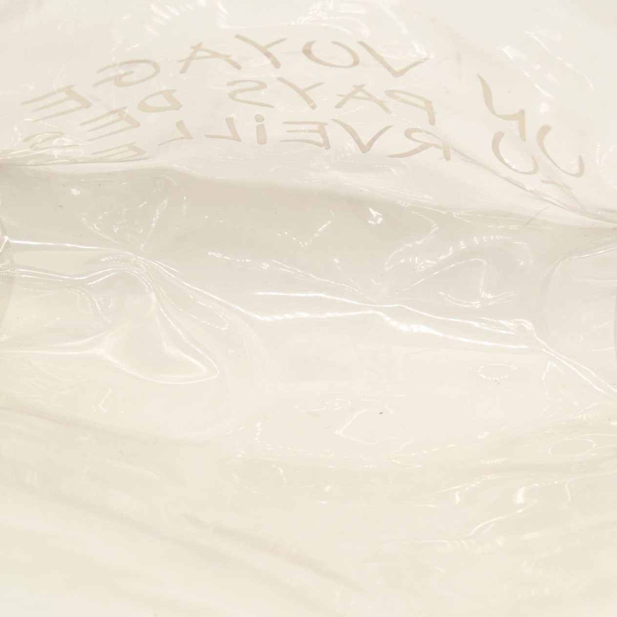 Hermes  Vinyl Souvenir De L'Exposition Kelly Transparent