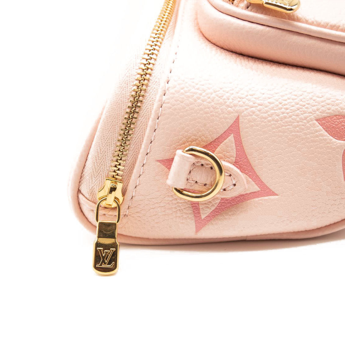 NEW Louis Vuitton Mini Bumbag Leather Pink Giant Embossed