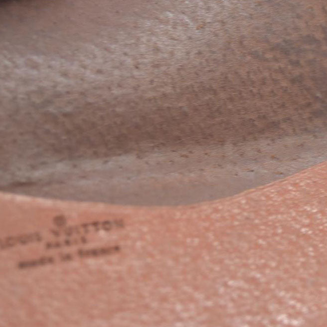 Louis Vuitton Monogram Porte Monnaie Gousset Coin Purse wallet Brown