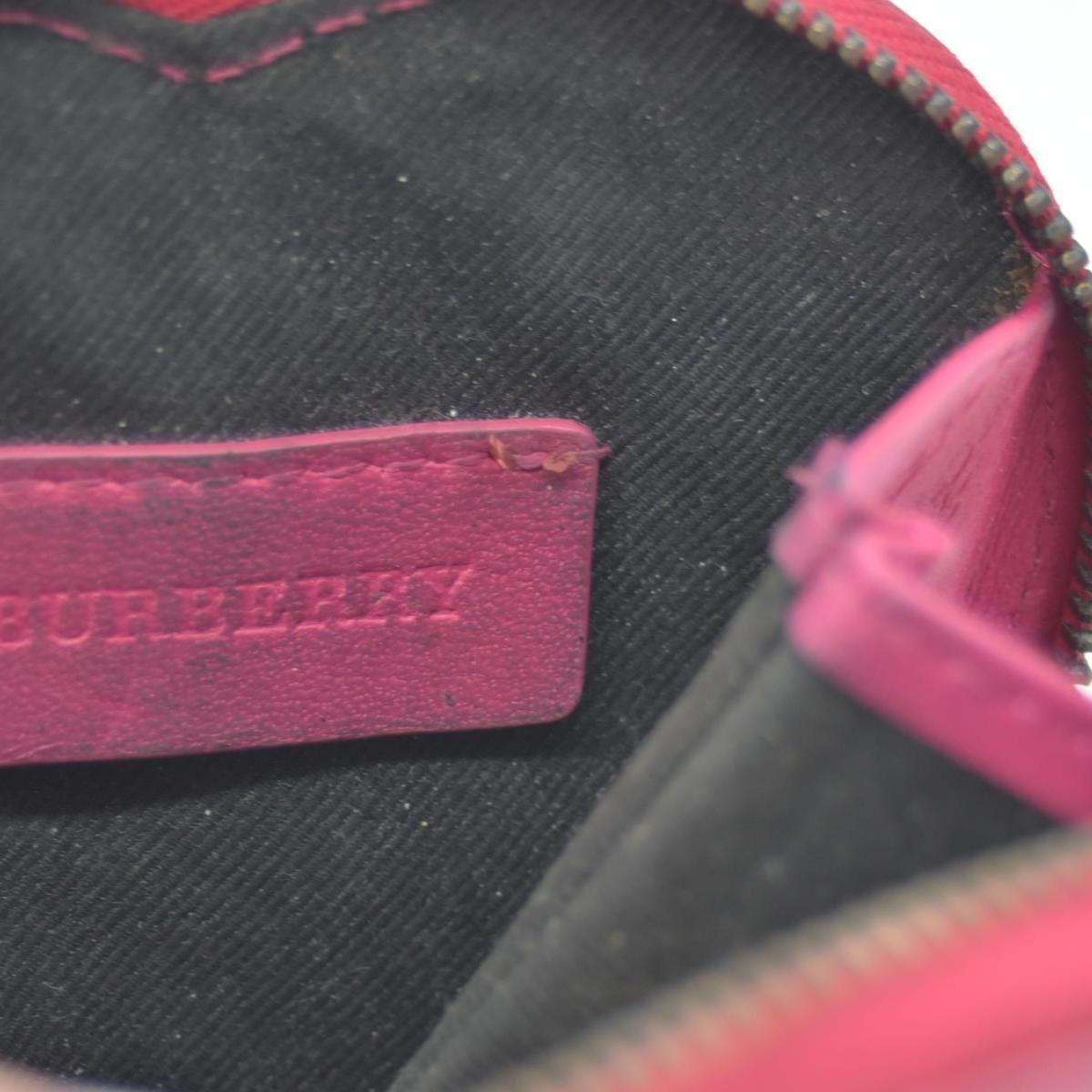 Burberry London Heart Nova Check Pattern Coin Pouch CONSIGNMENT