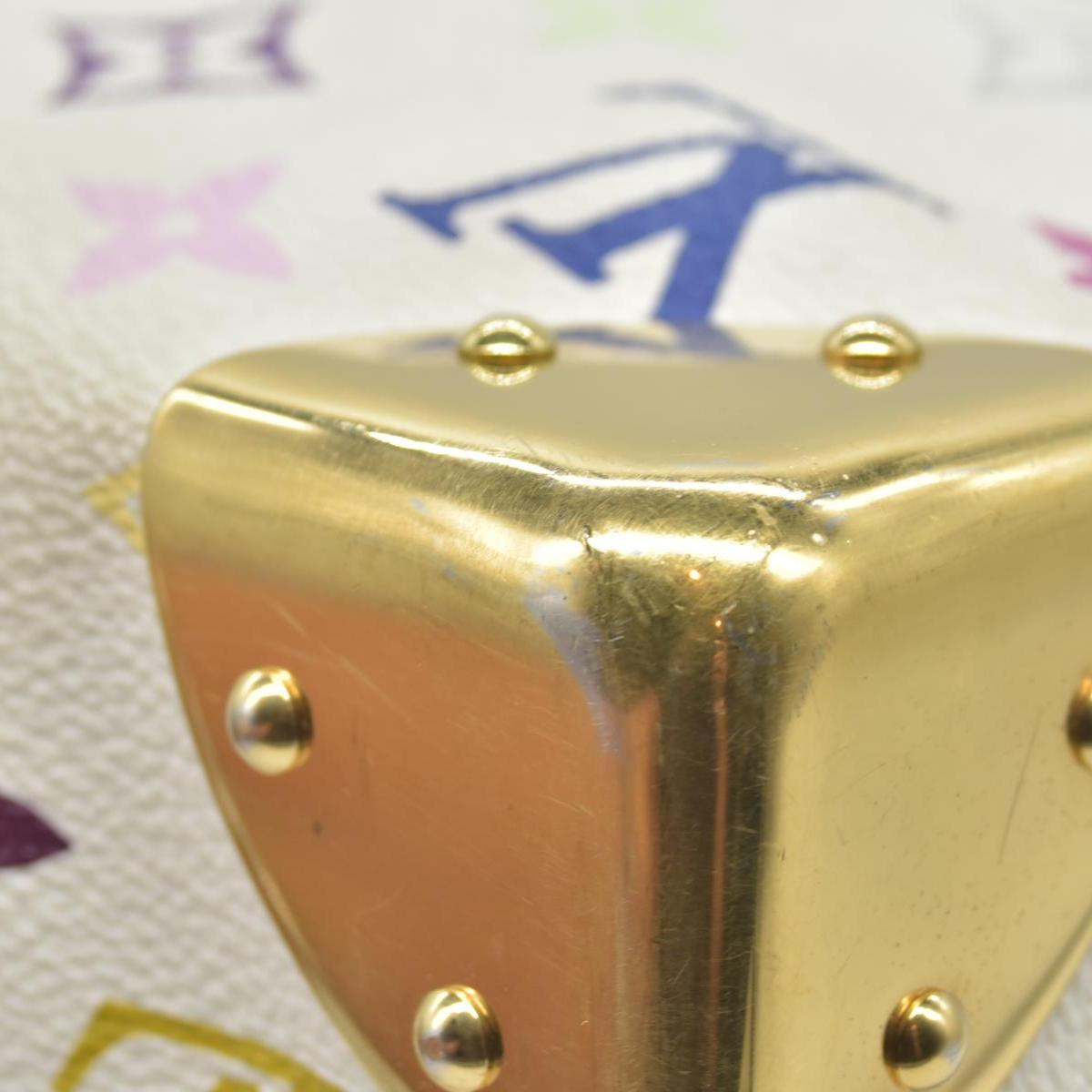 $3150 Louis Vuitton Monogram Multicolor Speedy 30 White Murakami