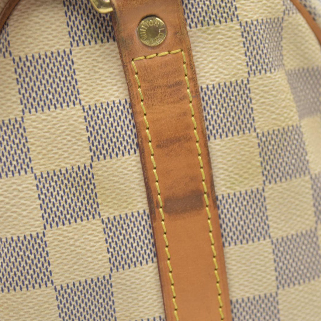 $1940 Louis Vuitton  Damier Azur Speedy Bandouliere 25 DU1154