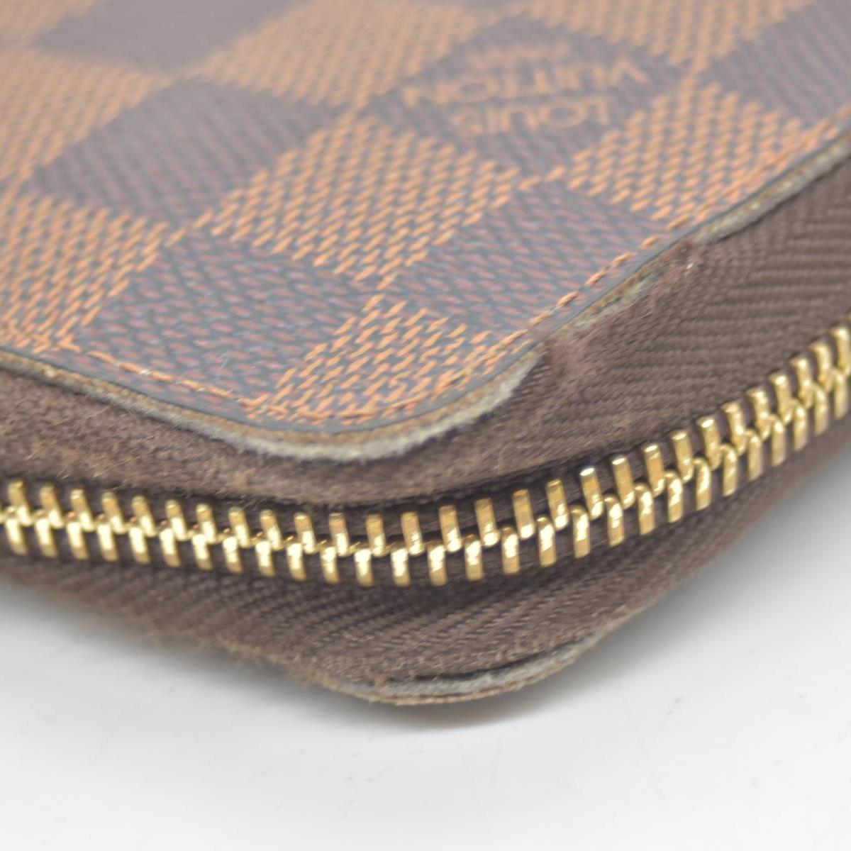 $940 Louis Vuitton Damier Ebene Zippy Wallet CA2142 CONSIGNMENT