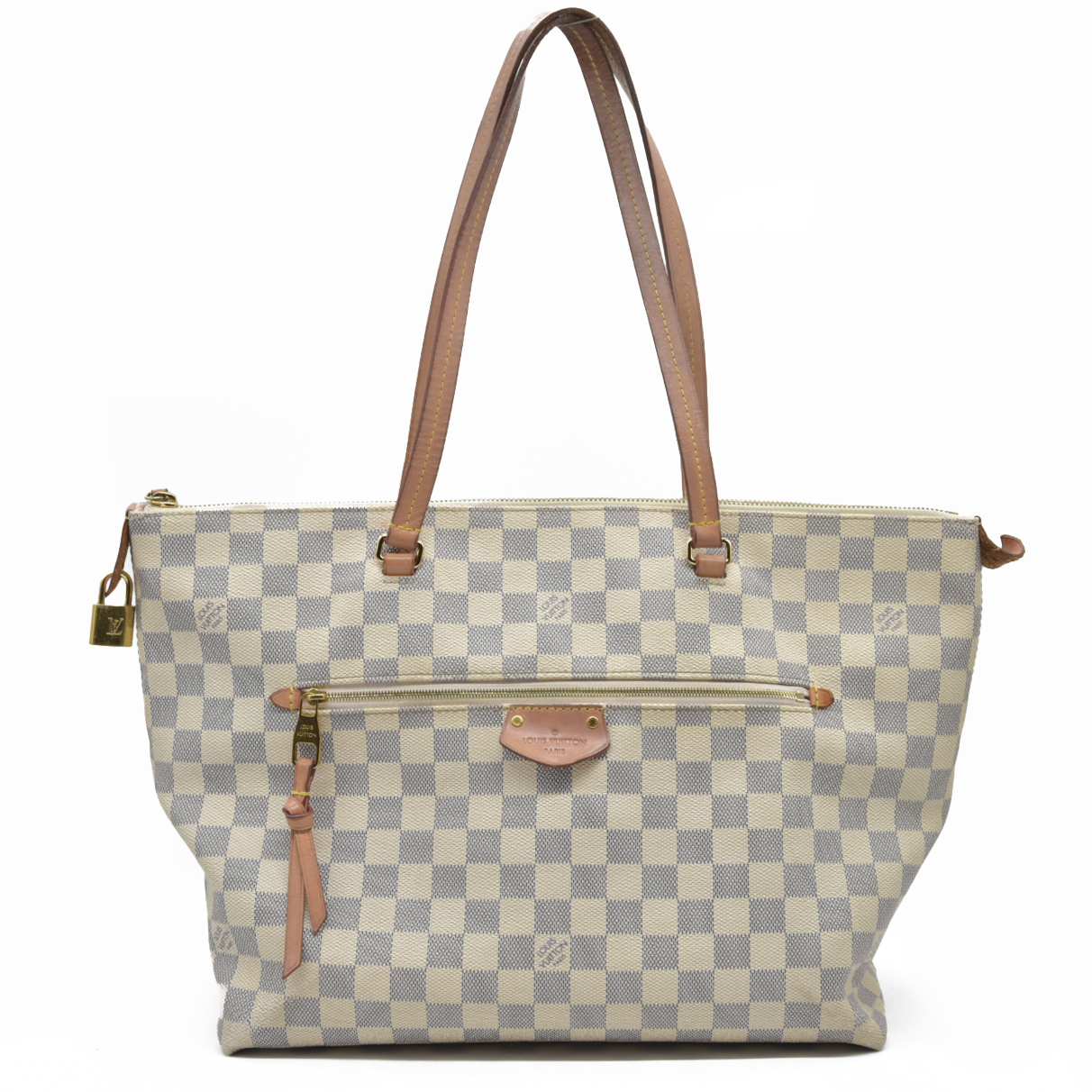 $1620 Louis Vuitton Damier Azur Iena MM FL4189 2019