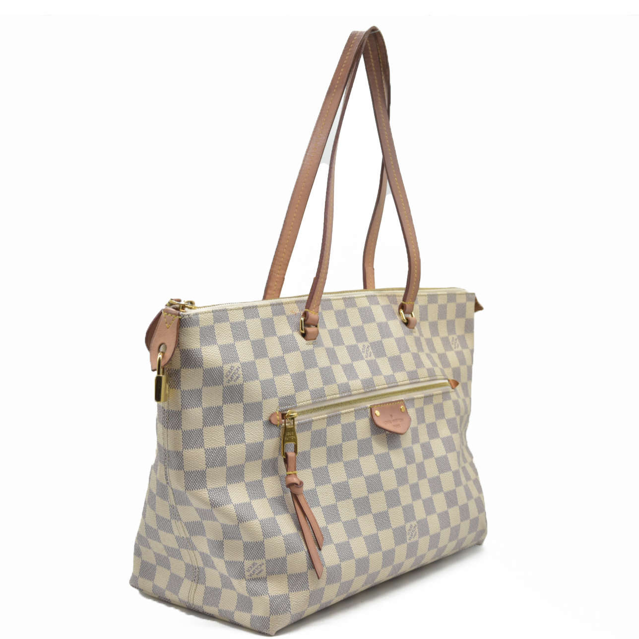 $1620 Louis Vuitton Damier Azur Iena MM FL4189 2019