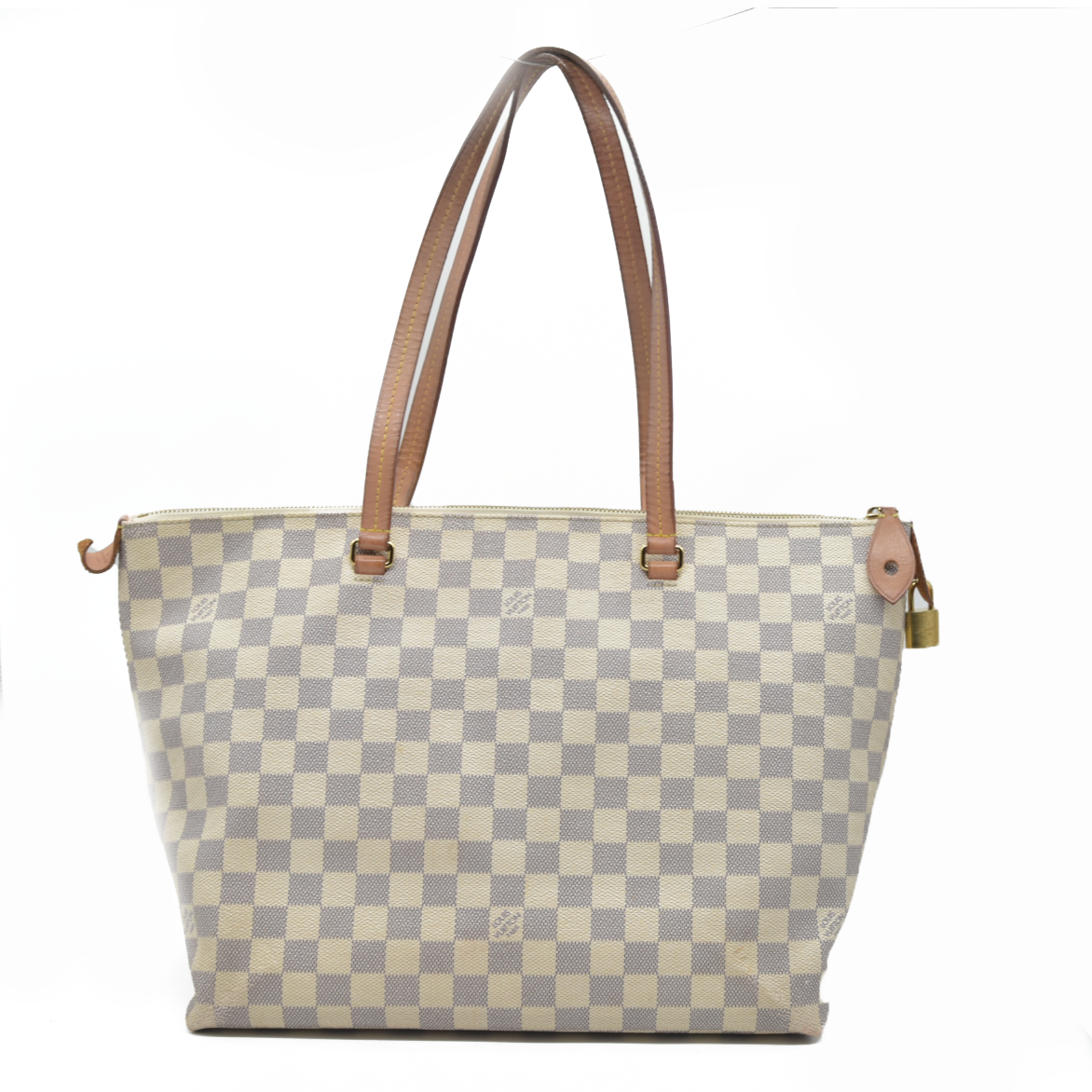 $1620 Louis Vuitton Damier Azur Iena MM FL4189 2019