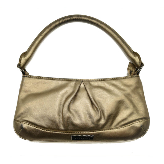 BURBERRY Shoulder Bag Leather Gold