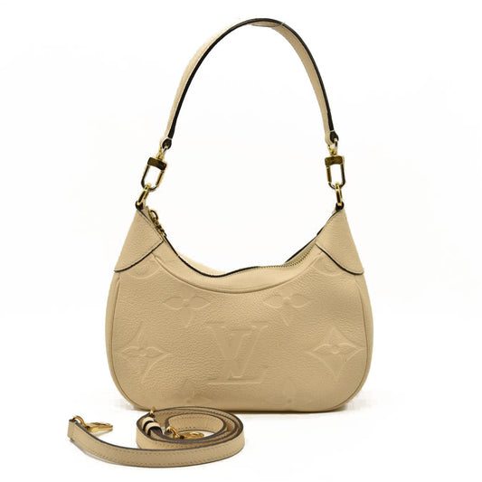 Louis Vuitton  Empreinte Monogram Giant Bagatelle NM Creme RFID