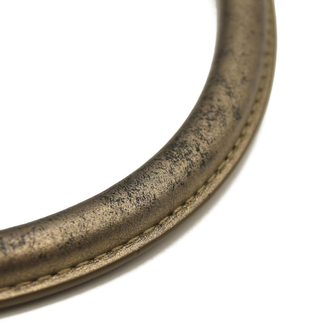 BURBERRY Shoulder Bag Leather Gold