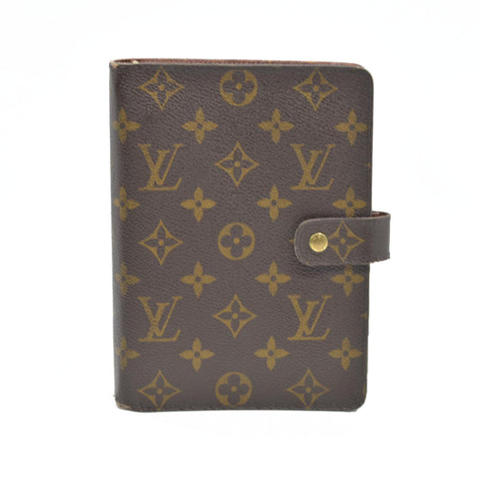 $755 Louis Vuitton  Monogram Medium Ring Agenda Cover