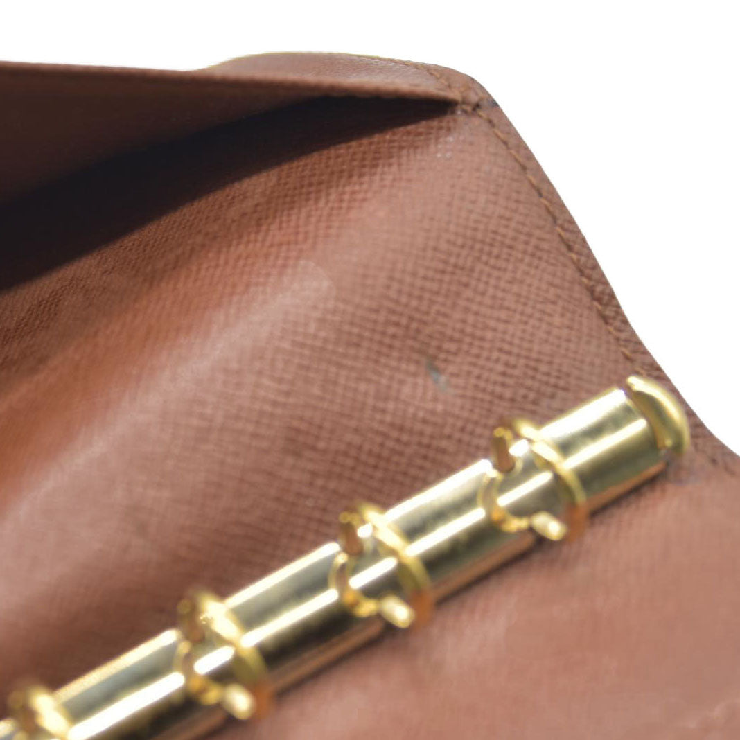 Louis Vuitton Monogram Agenda PM Notebook Cover Brown CA0949