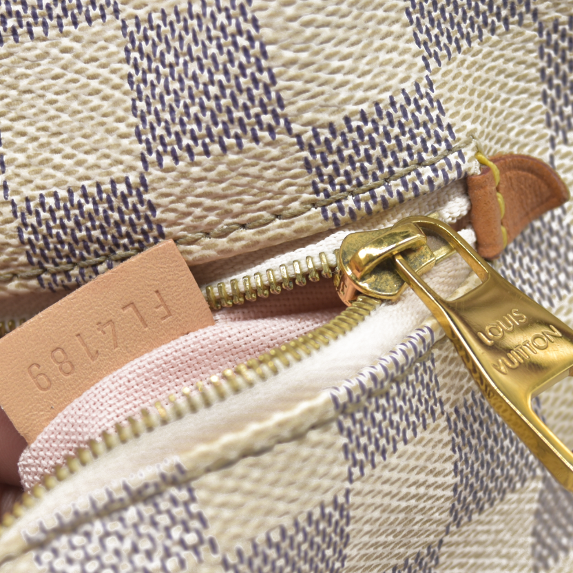 $1620 Louis Vuitton Damier Azur Iena MM FL4189 2019