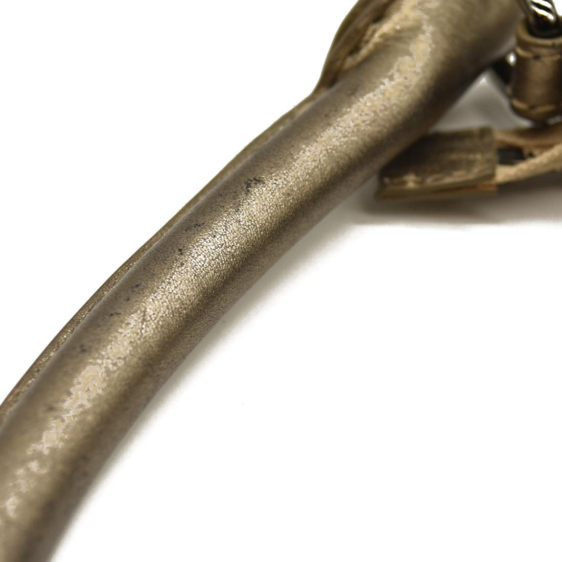 BURBERRY Shoulder Bag Leather Gold