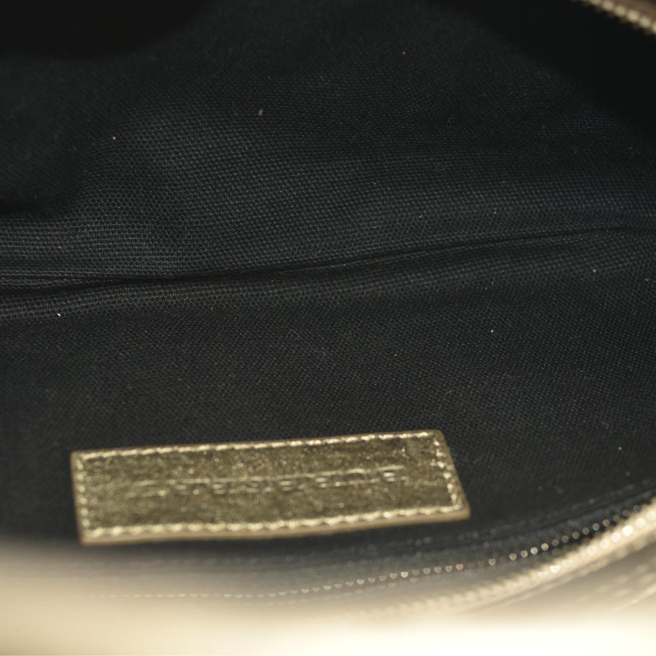 BURBERRY Shoulder Bag Leather Gold