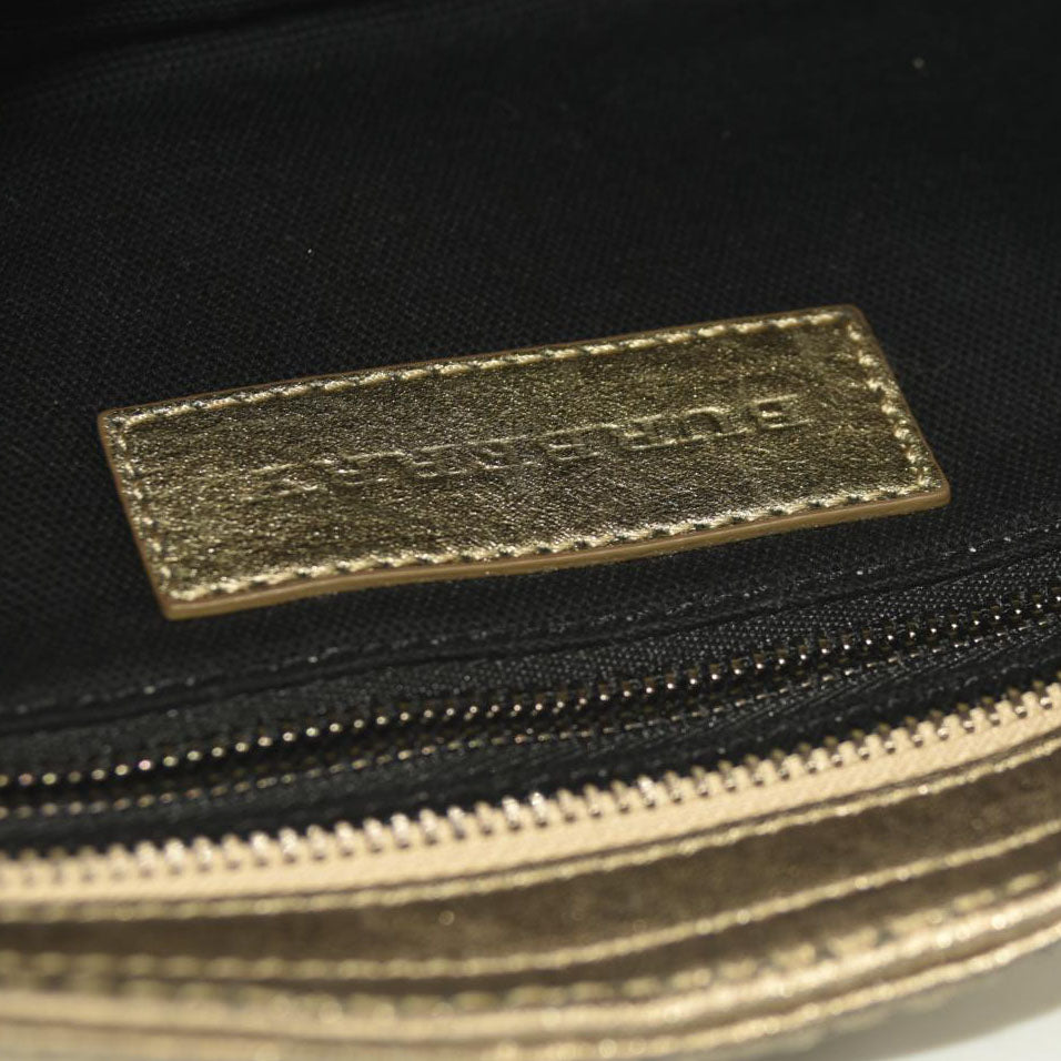 BURBERRY Shoulder Bag Leather Gold
