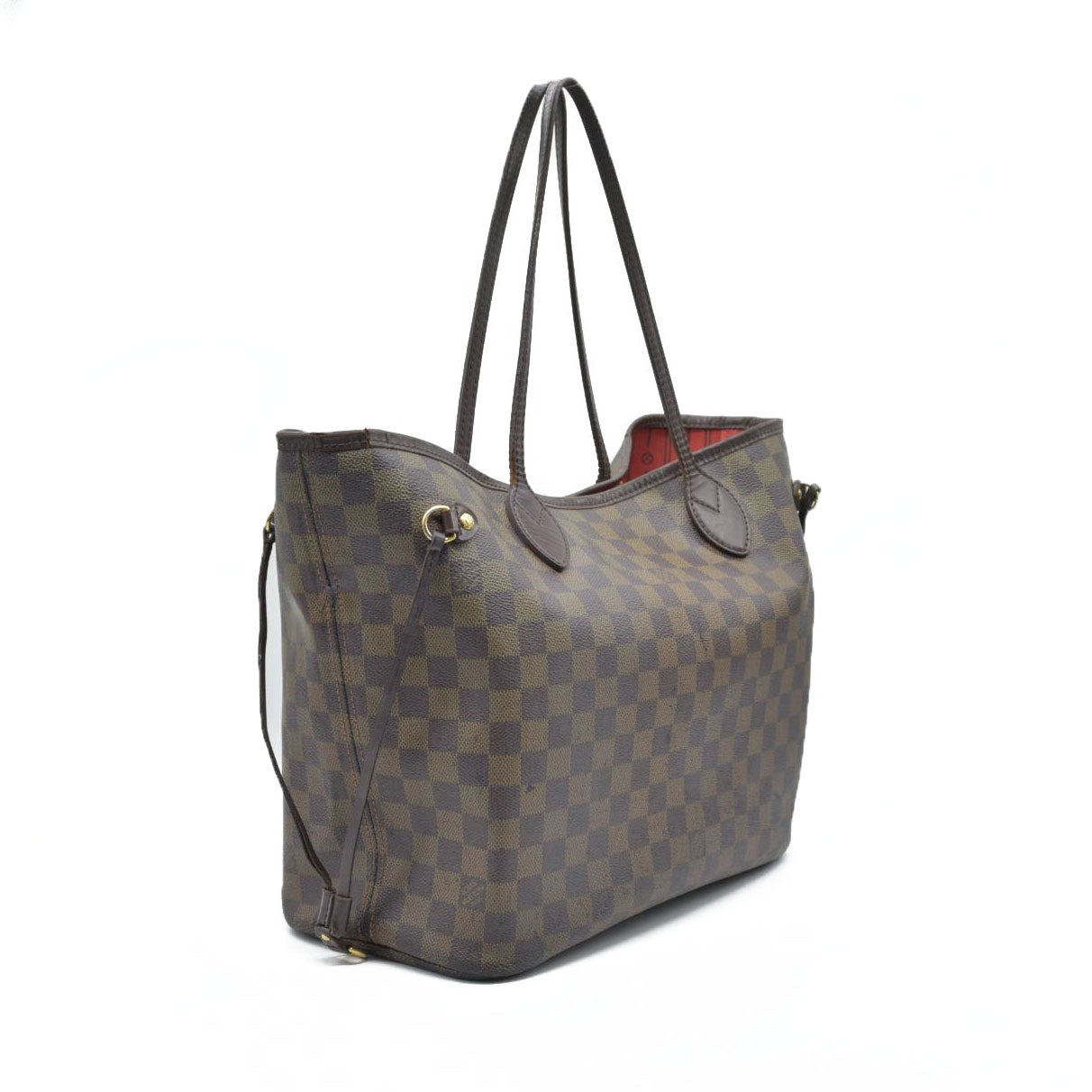 AUCTION $2130  Louis Vuitton  Damier Ebene Neverfull MM AR5110