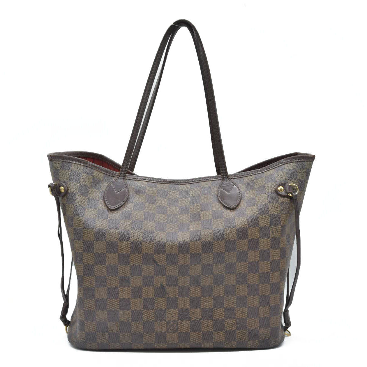 AUCTION $2130  Louis Vuitton  Damier Ebene Neverfull MM AR5110