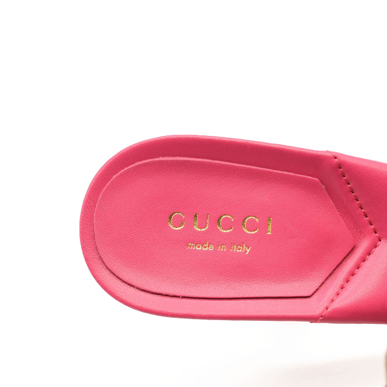 Gucci GG Quilted Slide Sandal (Women) Size 38.5 Pink Marmont
