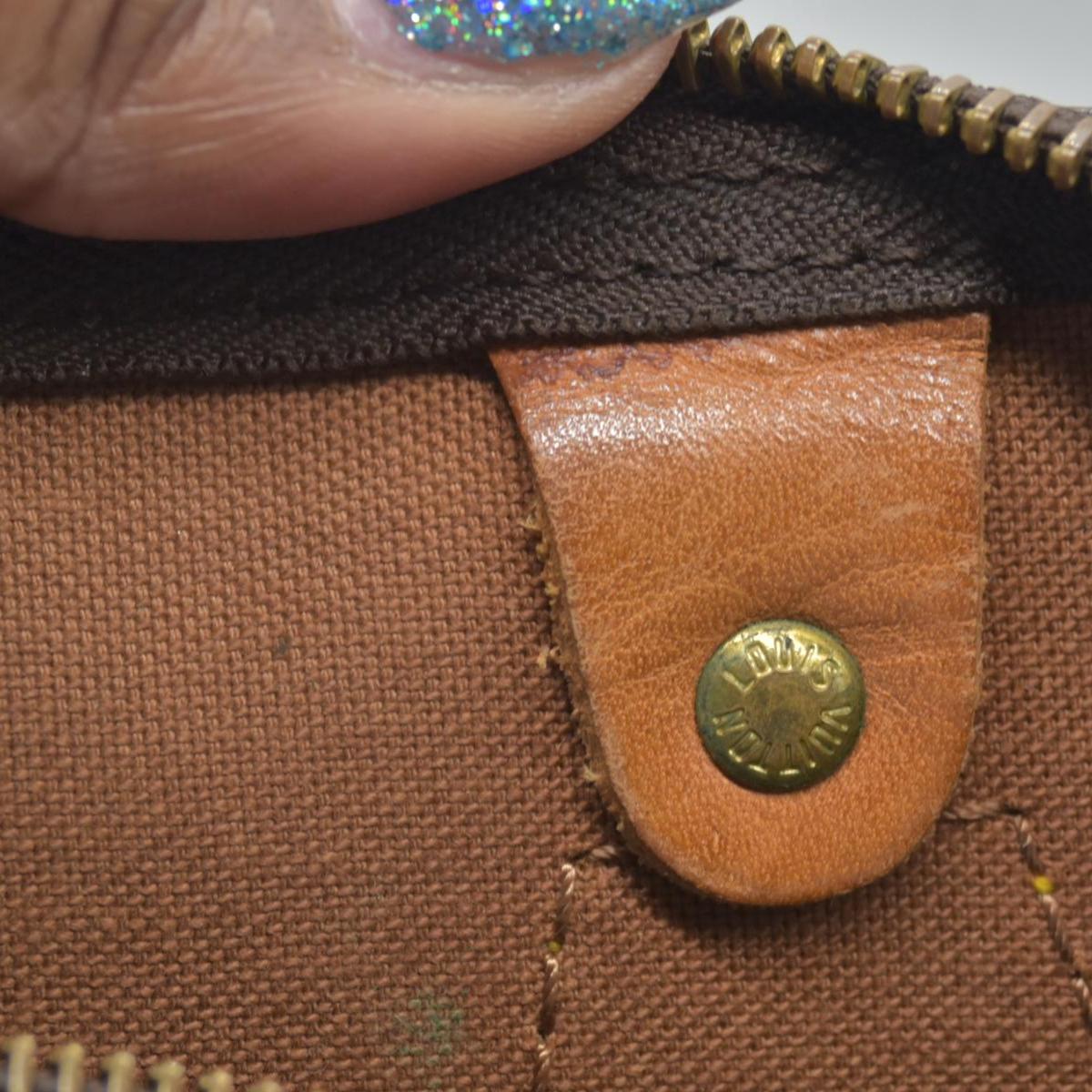 $1630 1987 Louis Vuitton Monogram Speedy 30 VI872