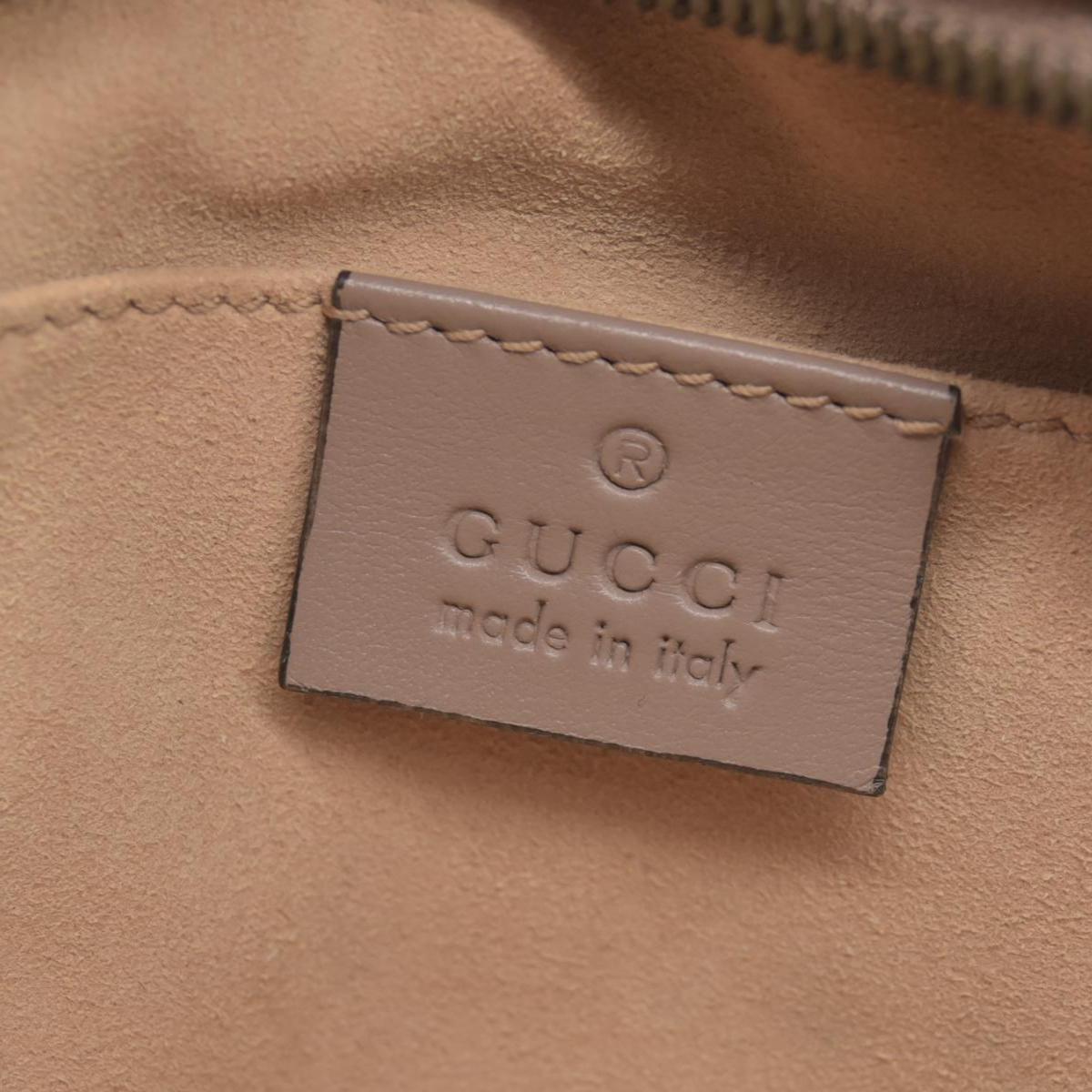 $1950 Gucci Calfskin Matelasse Small GG Marmont Chain Shoulder Bag Porcelain Rose