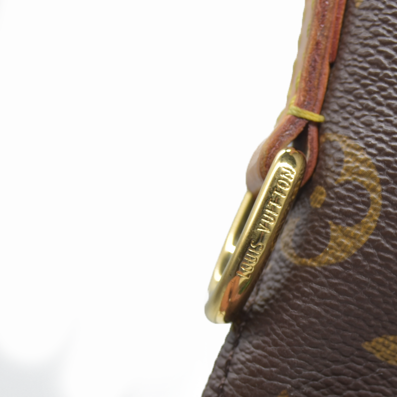 $1960 Louis Vuitton Melie Brown Monogram Canvas Shoulder Bag Hobo Satchel 2017 SD3117