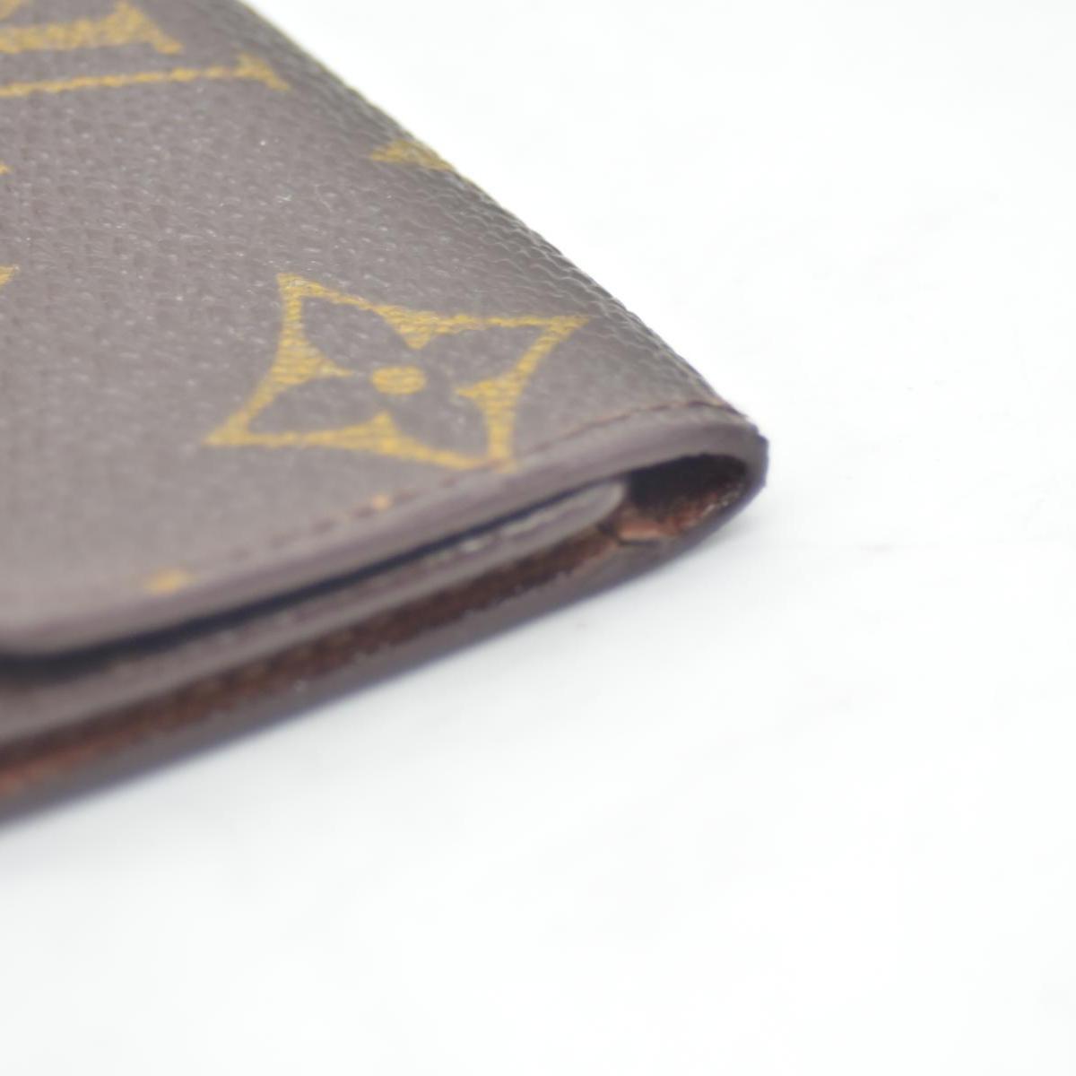 $345 Louis Vuitton Monogram Multicles 4 Ring Key Case Brown TH0026 CONSIGNMENT