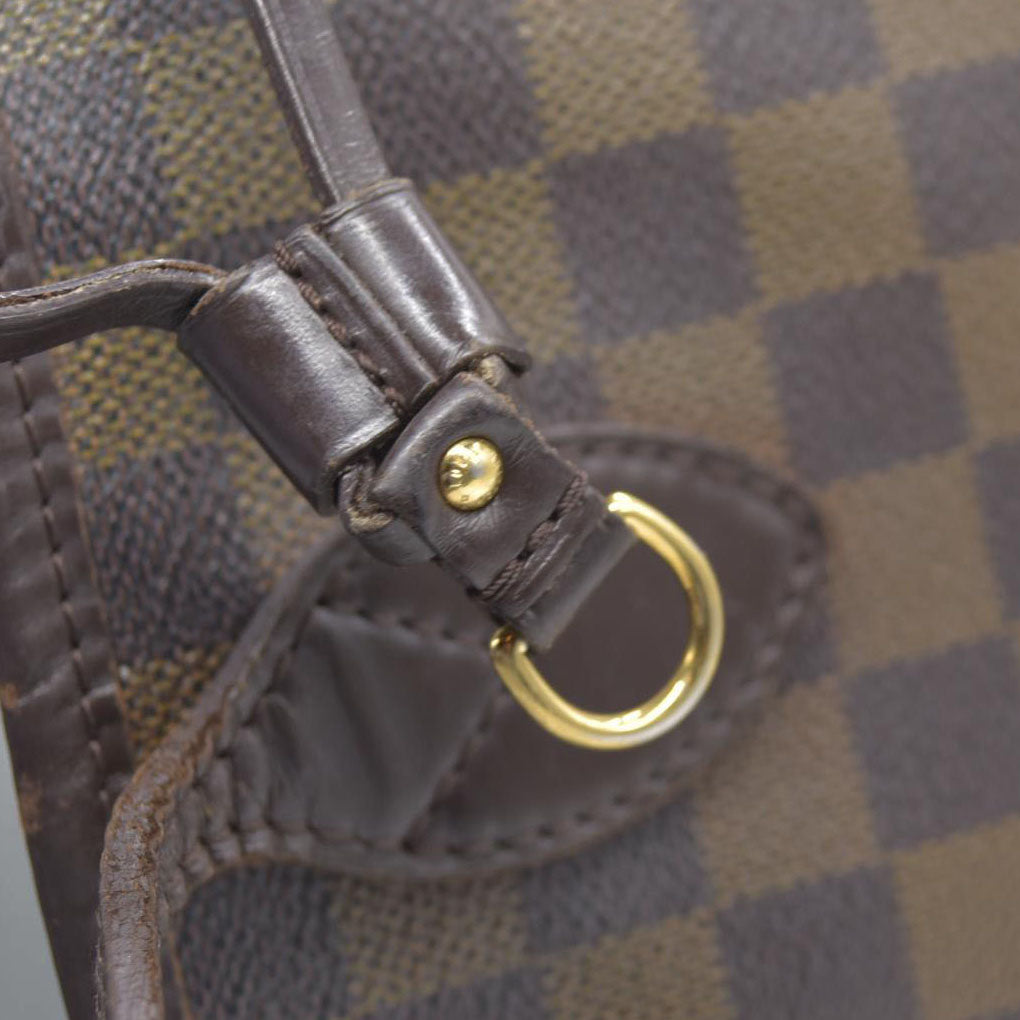 AUCTION $2130  Louis Vuitton  Damier Ebene Neverfull MM AR5110