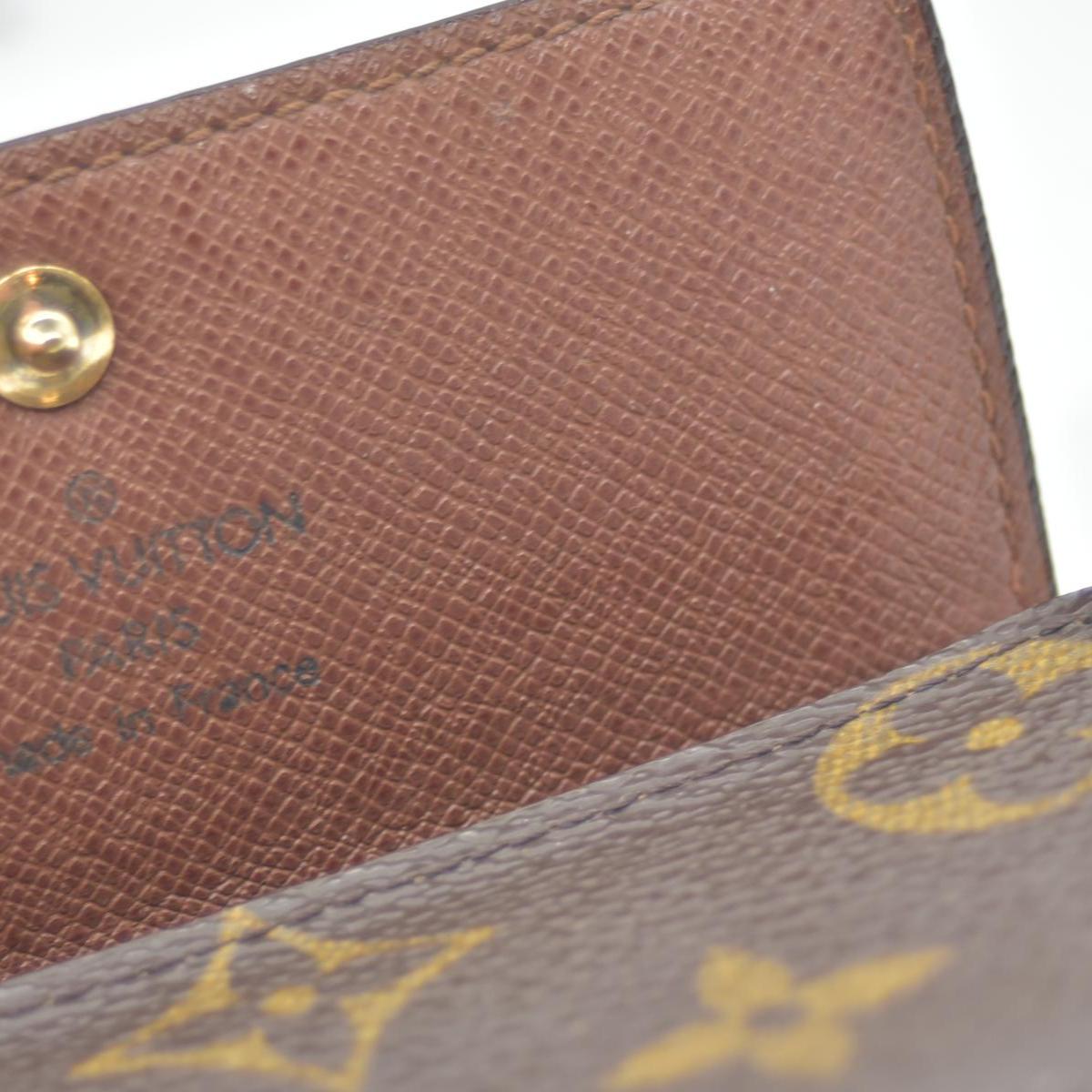 $345 Louis Vuitton Monogram Multicles 4 Ring Key Case Brown TH0026 CONSIGNMENT