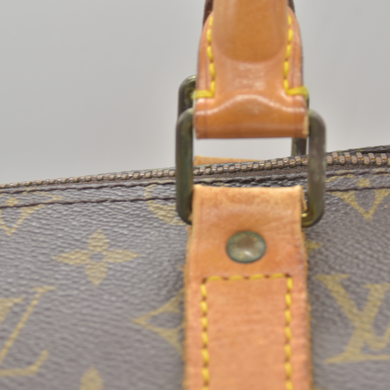 $1440 1988 Louis Vuitton LV Boston Bag Keepall 50 Brown Monogram VI883