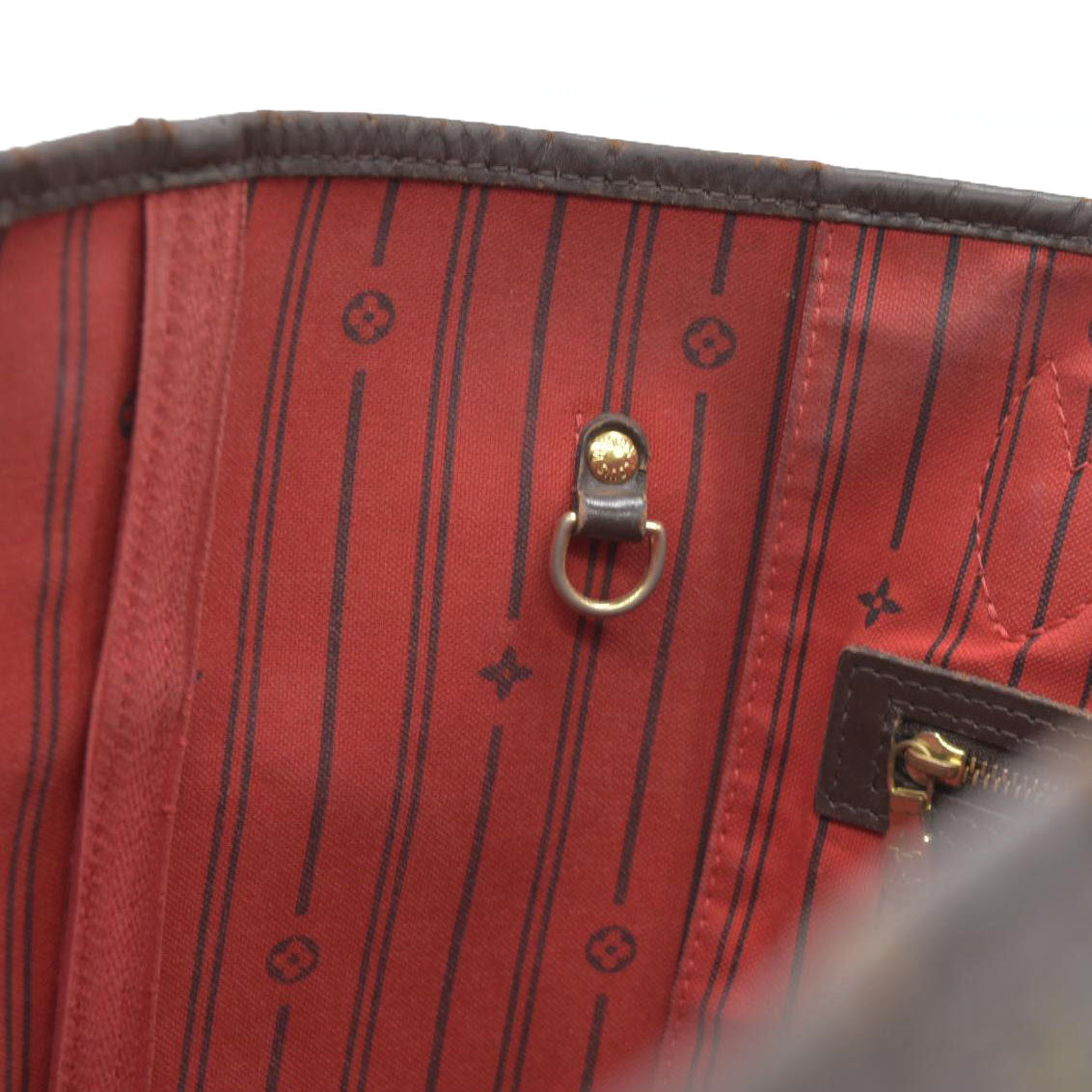 AUCTION $2130  Louis Vuitton  Damier Ebene Neverfull MM AR5110