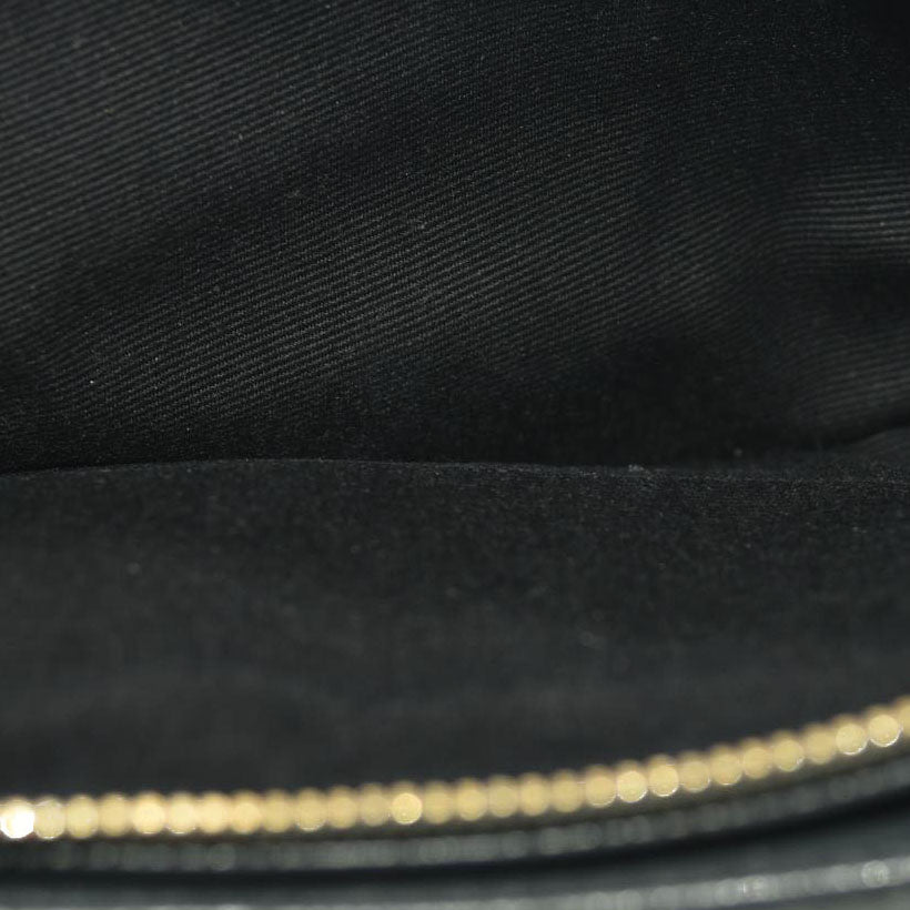 Saint Laurent  Lambskin Diamond Quilted Monogram Angie Chain Bag Smog Grey