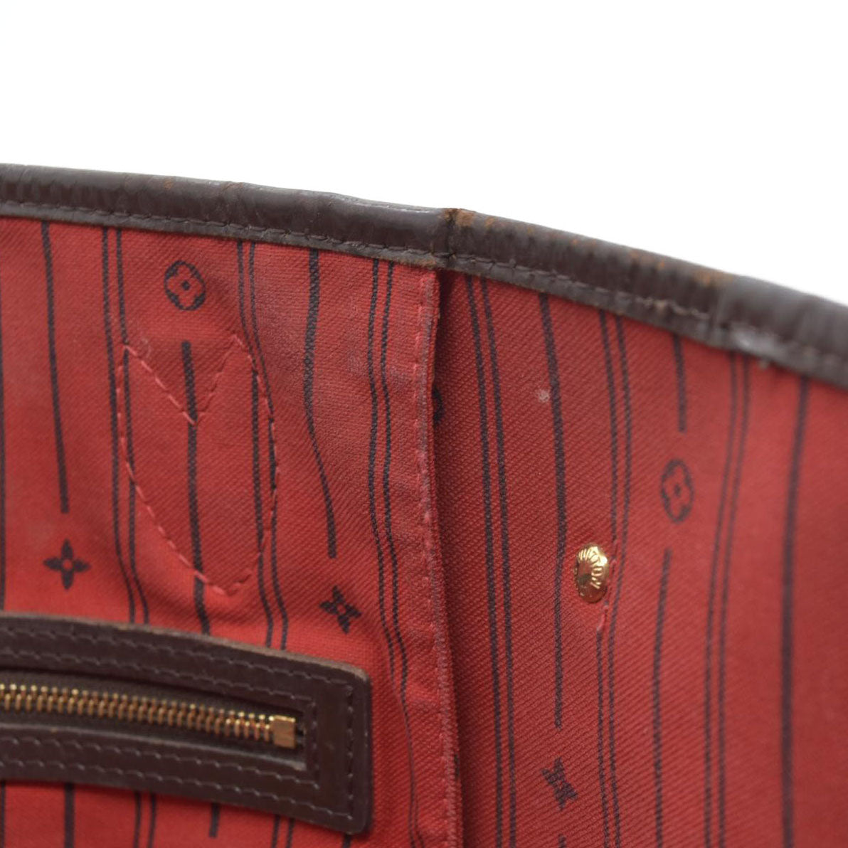 AUCTION $2130  Louis Vuitton  Damier Ebene Neverfull MM AR5110