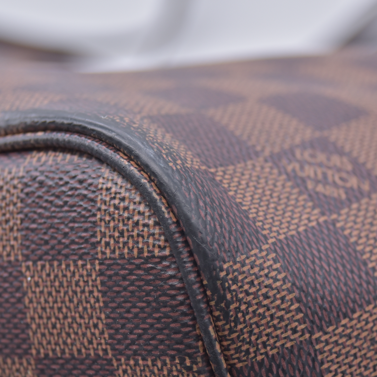 $2240 2020 Louis Vuitton Damier Ebene Neverfull MM with Pouch TX5220 10020401