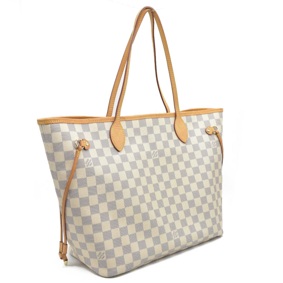 $2170 Louis Vuitton Damier Azur Neverfull MM SD3147