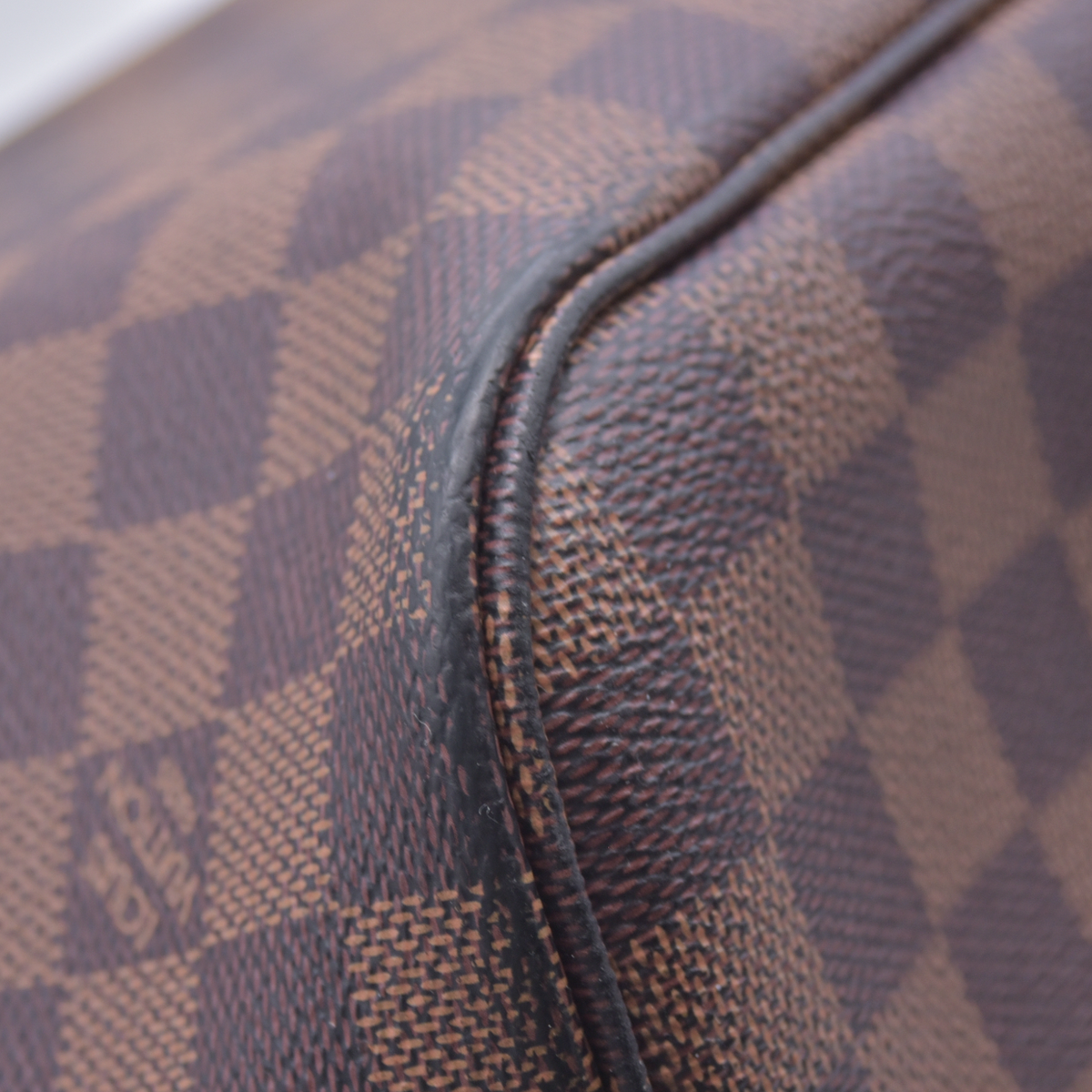 $2240 2020 Louis Vuitton Damier Ebene Neverfull MM with Pouch TX5220 10020401